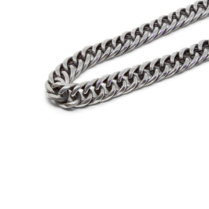 St Steel Curb Chain Necklace - Mimmic Fashion Jewelry
