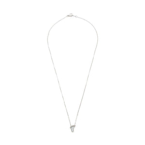 Stainless Steel Feet MOP Necklace - Mimmic Fashion Jewelry