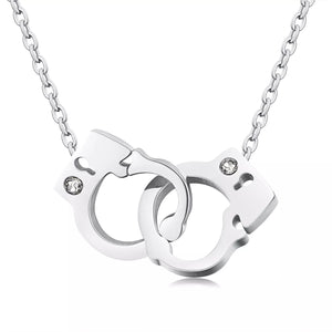 Stainless Steel Handcuffs Necklace