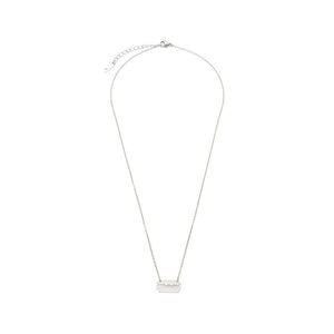 Stainless Steel Horizontal Blade Necklace - Mimmic Fashion Jewelry