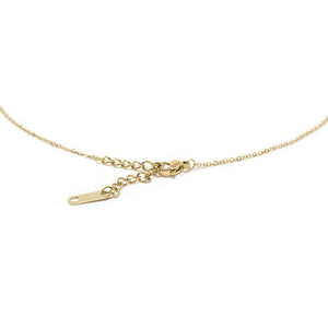 Stainless Steel Love Dog Necklace Gold Plated - Mimmic Fashion Jewelry