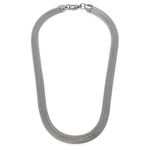 Stainless Steel Mesh Chain Necklace