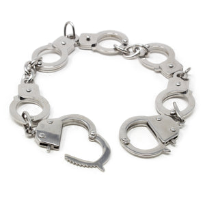 Stainless Steel Multi Handcuff Bracelet - Mimmic Fashion Jewelry