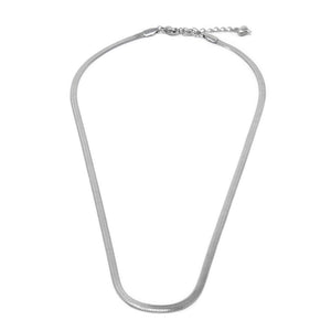 Stainless Steel Necklace Snake Chain - Mimmic Fashion Jewelry