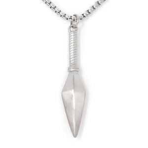 Stainless Steel Necklace with Spear Arrow Pendant - Mimmic Fashion Jewelry