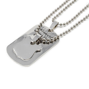 Stainless Steel Police Dogtag - Mimmic Fashion Jewelry