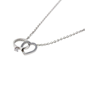 Stainless Steel Promise Necklace - Mimmic Fashion Jewelry