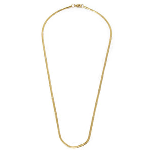 Stainless Steel Snake Chain Necklace Gold Pl - Mimmic Fashion Jewelry