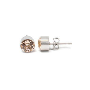 St Steel Stud Earring Nov Birthstone - Mimmic Fashion Jewelry