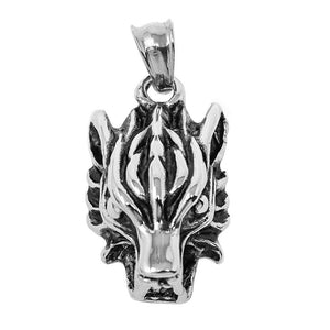 Stainless Steel Tiger Head Pendant - Mimmic Fashion Jewelry
