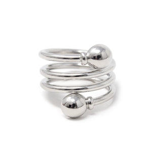 Stainless Steel Twisted Ring - Mimmic Fashion Jewelry