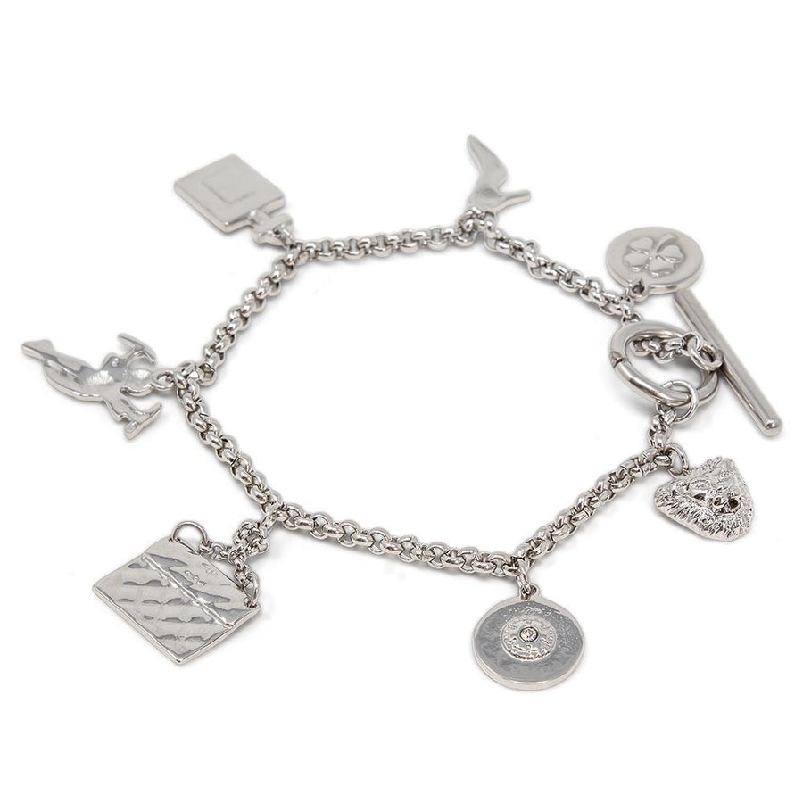 Stainless St Woman Charms Bracelet - Mimmic Fashion Jewelry