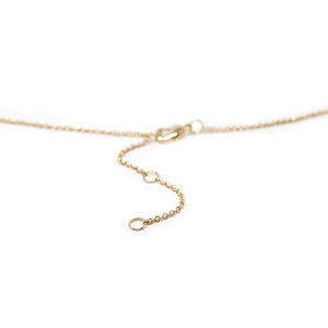 Stylish CZ Teardrop Bar Necklace Gold Plated - Mimmic Fashion Jewelry