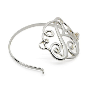 Wire Bracelet Initital B - Mimmic Fashion Jewelry