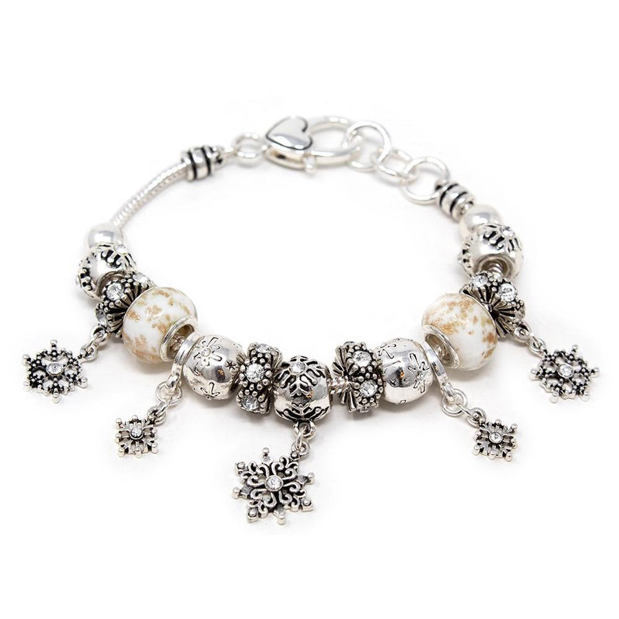 X-Mass Charm Bracelet Antique Silver - Mimmic Fashion Jewelry